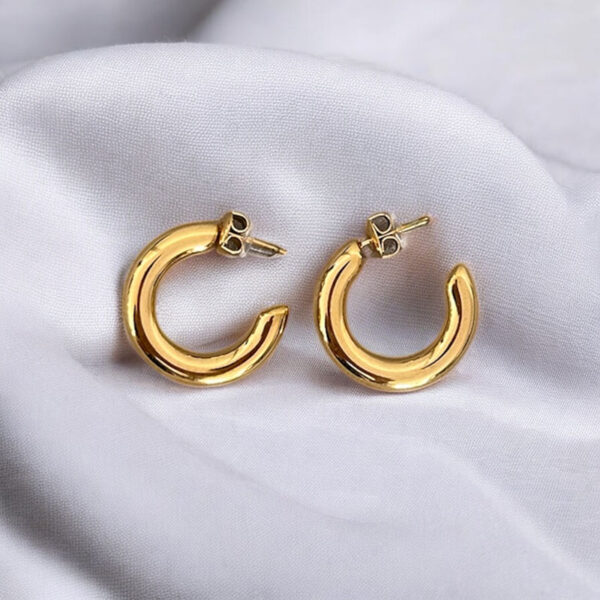 Cleo Hoops - Gold