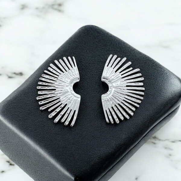 Halo Silver Earrings