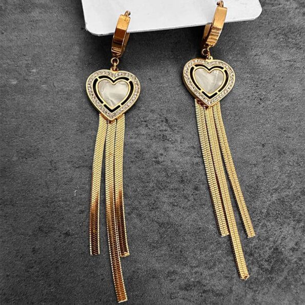 Amara Heart Drops - Gold