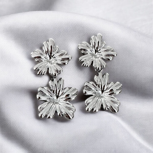 Delina Earrings - Silver