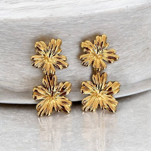 Delina Earrings - Gold