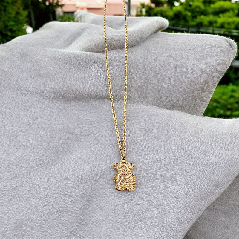 Teddy Spark Necklace - Gold