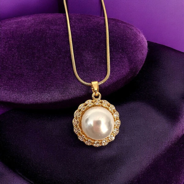 Aurora Pearl Necklace - Gold