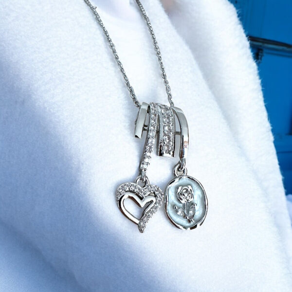 Rosalie Charms Necklace - Silver