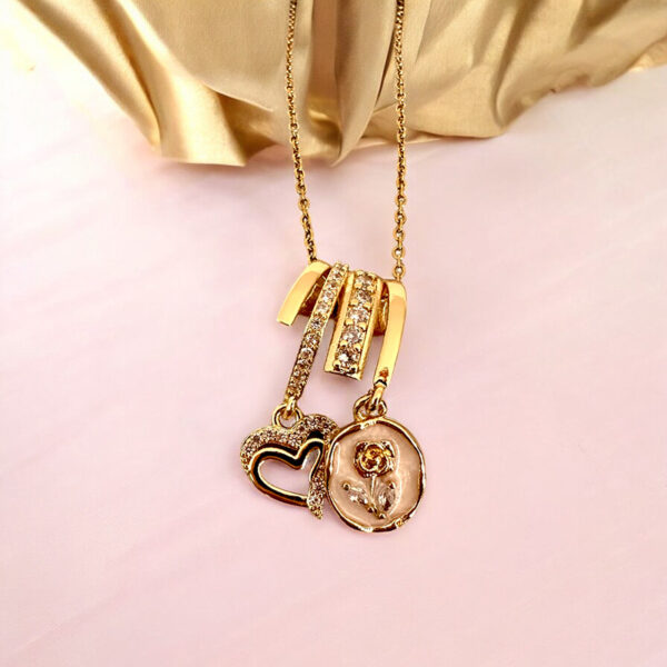 Rosalie Charms Necklace - Gold