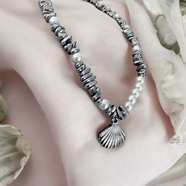 Coastal Pearl Choker - Silver