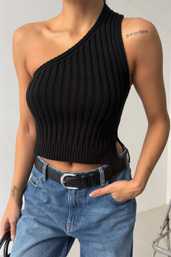 Mono Knit Top - Black Edition
