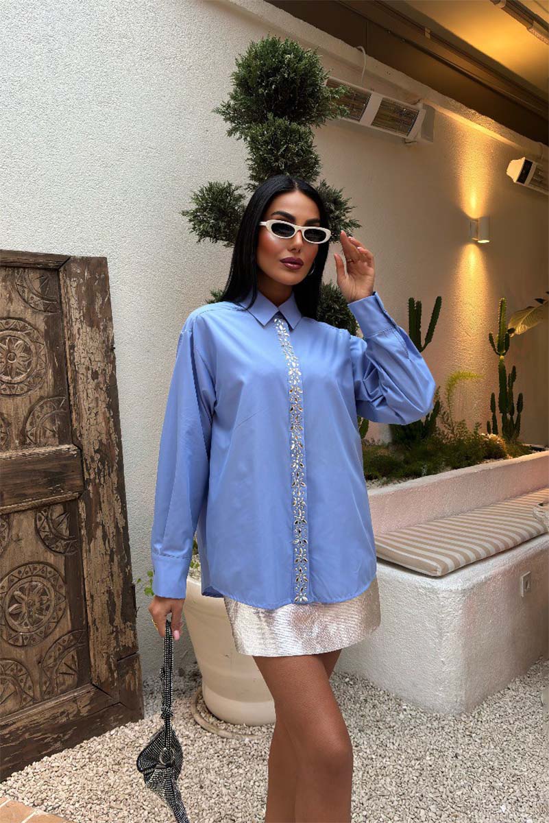Crystal Line Shirt - Light Blue Edition