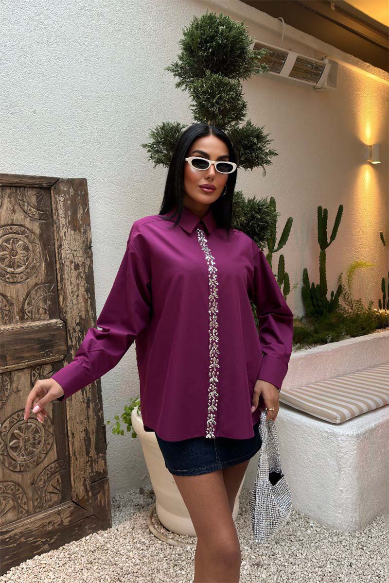 Crystal Line Shirt - Wine Edition - Image 5