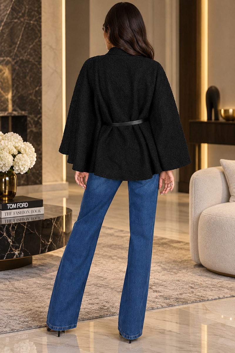 Alessia Cape - Black - Image 2