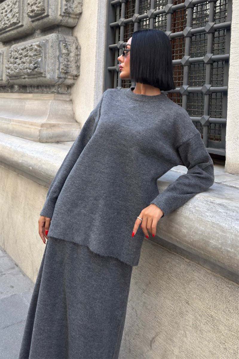 Valeria Knit Set - Grey - Image 5