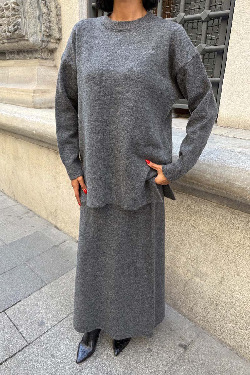 Valeria Knit Set - Grey - Image 4