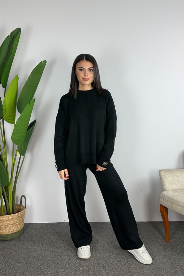 Luxe Knit Set - Black
