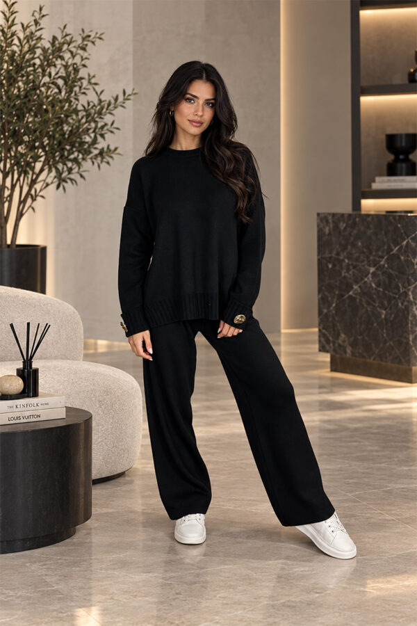 Luxe Knit Set - Black