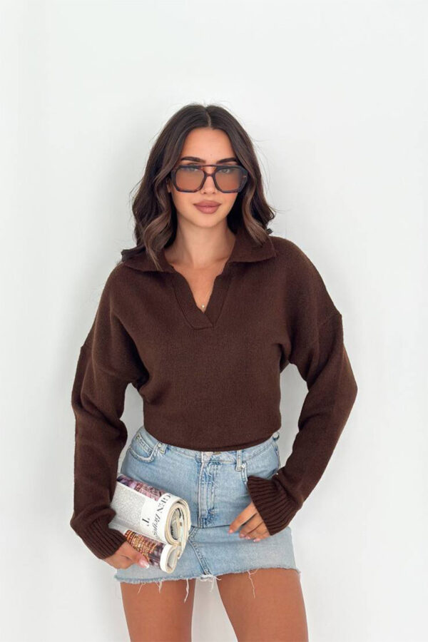 Alessia Knit - Brown