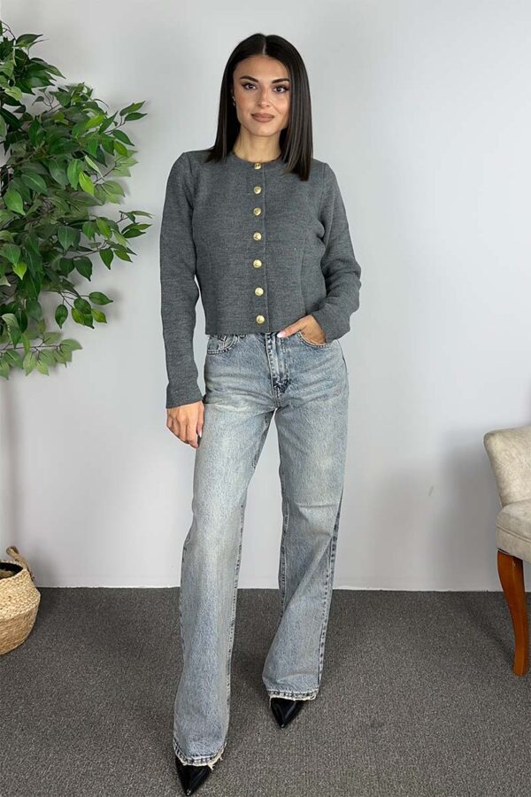 Ritz Cardigan - Dark Grey