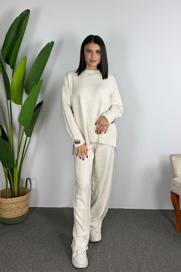 Luxe Knit Set - Cream