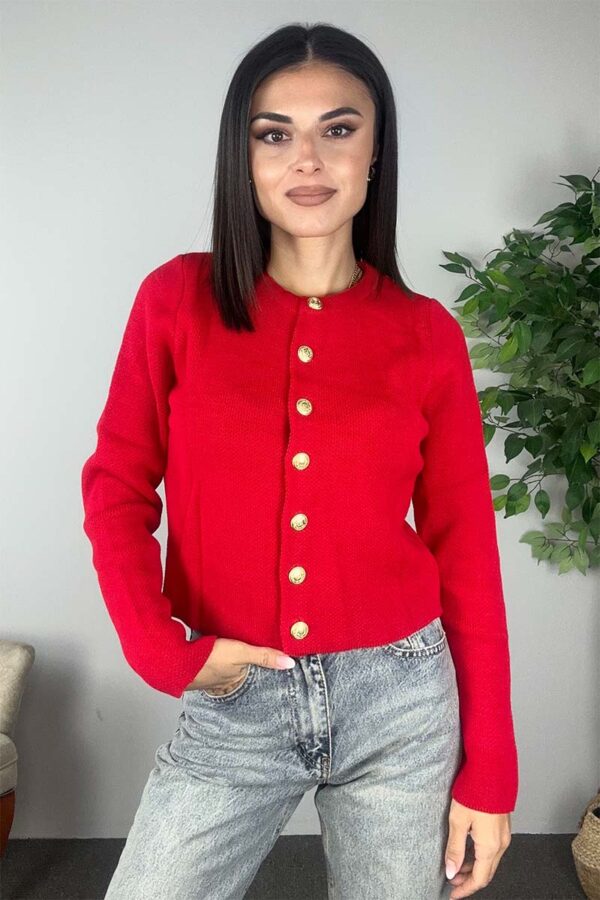 Ritz Cardigan - Red