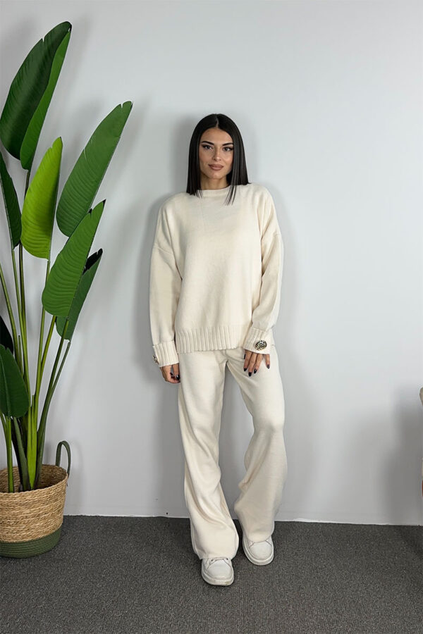 Luxe Knit Set - Cream