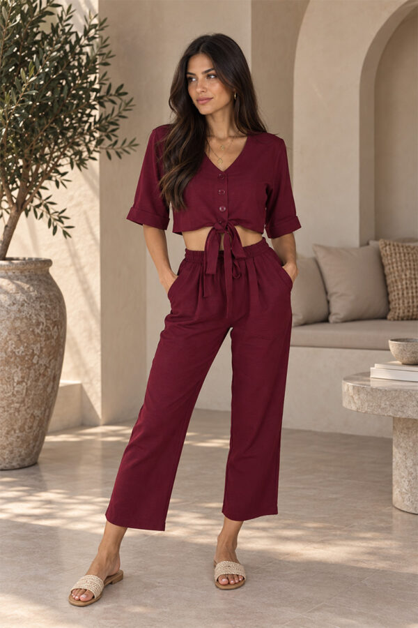 Naia Set - Burgundy
