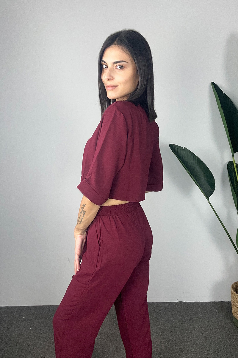 Naia Set - Burgundy - Image 4