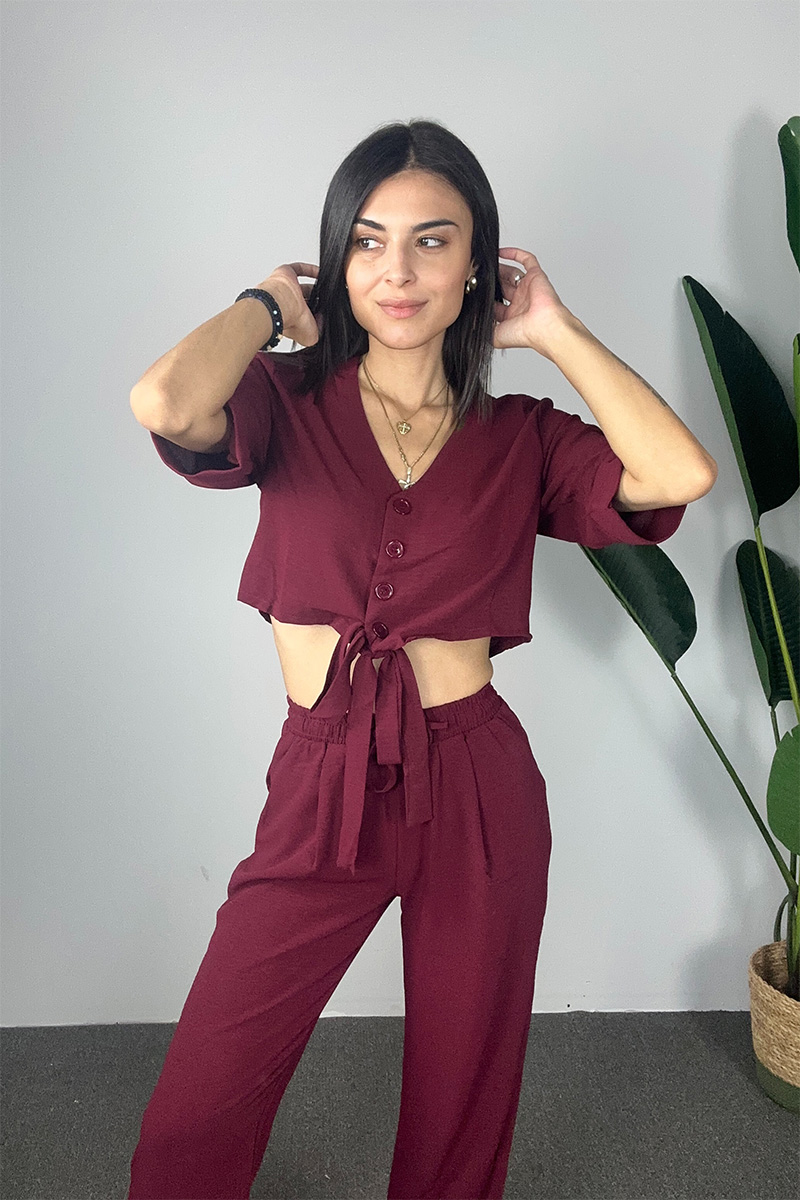 Naia Set - Burgundy - Image 2