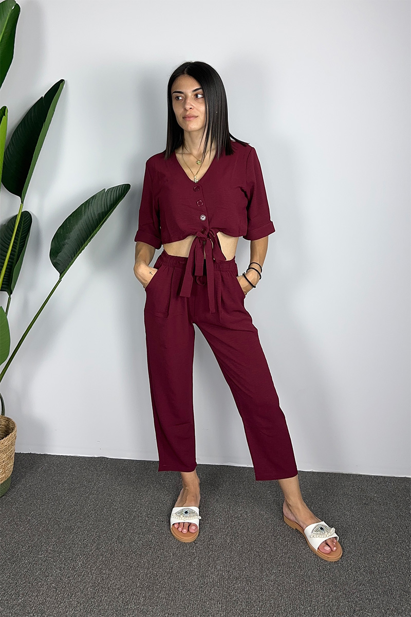 Naia Set - Burgundy - Image 3