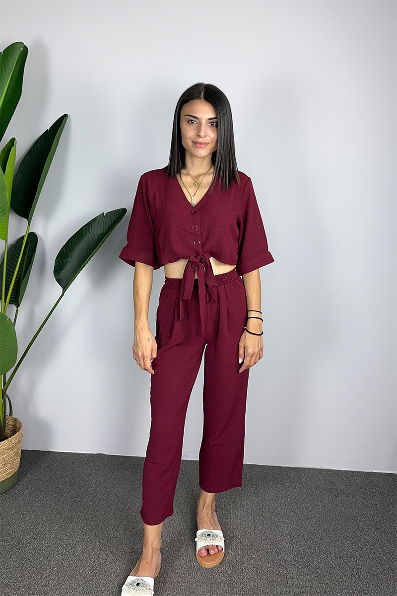 Naia Set - Burgundy